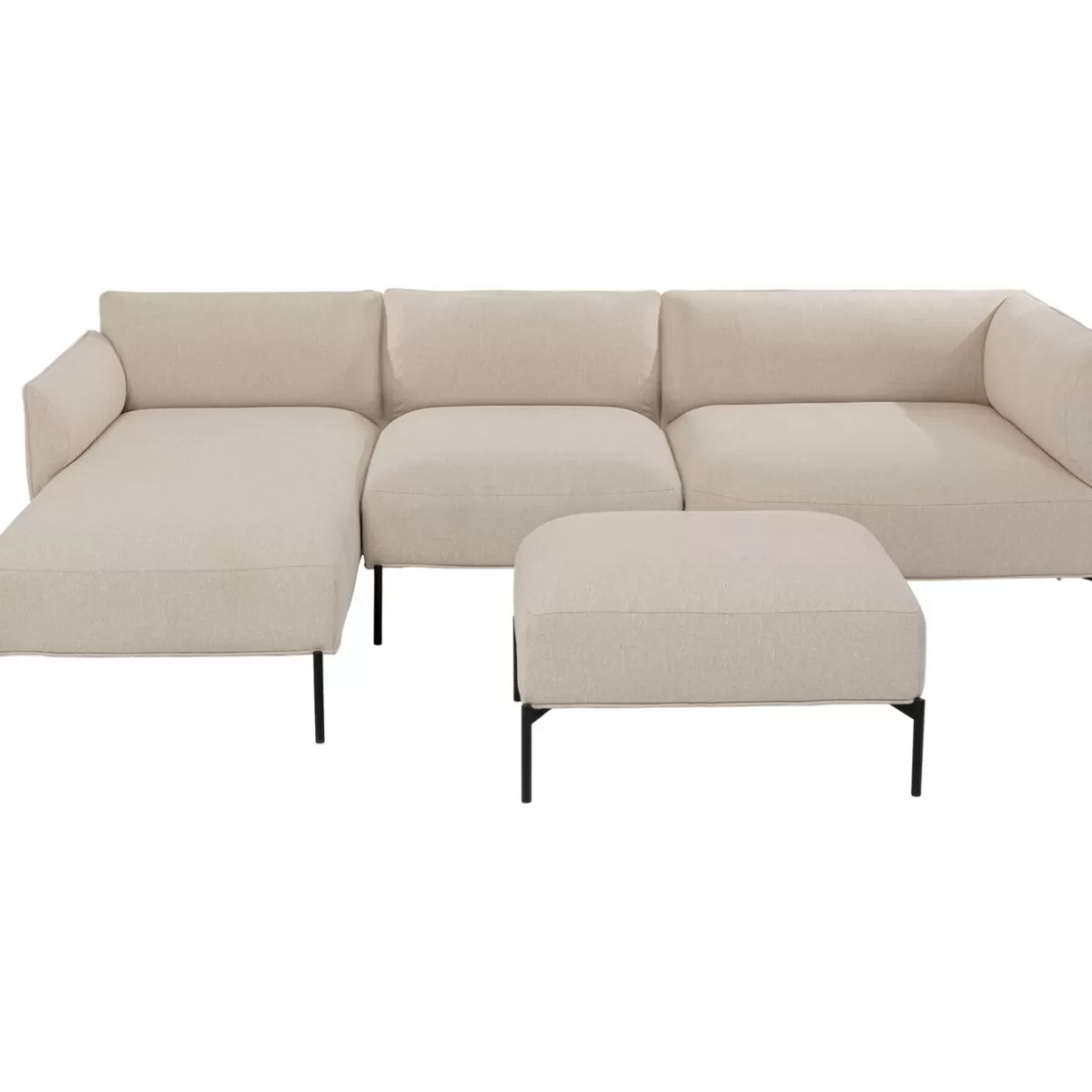 Divano Element 'Chiara' in morbida crema - Design elegante e confortevole da KARE, 76 cm