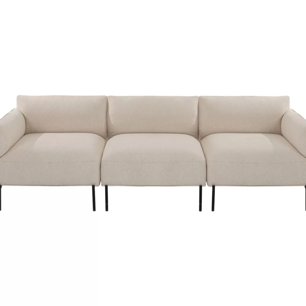 Divano Element 'Chiara' in morbida crema - Design elegante e confortevole da KARE, 76 cm
