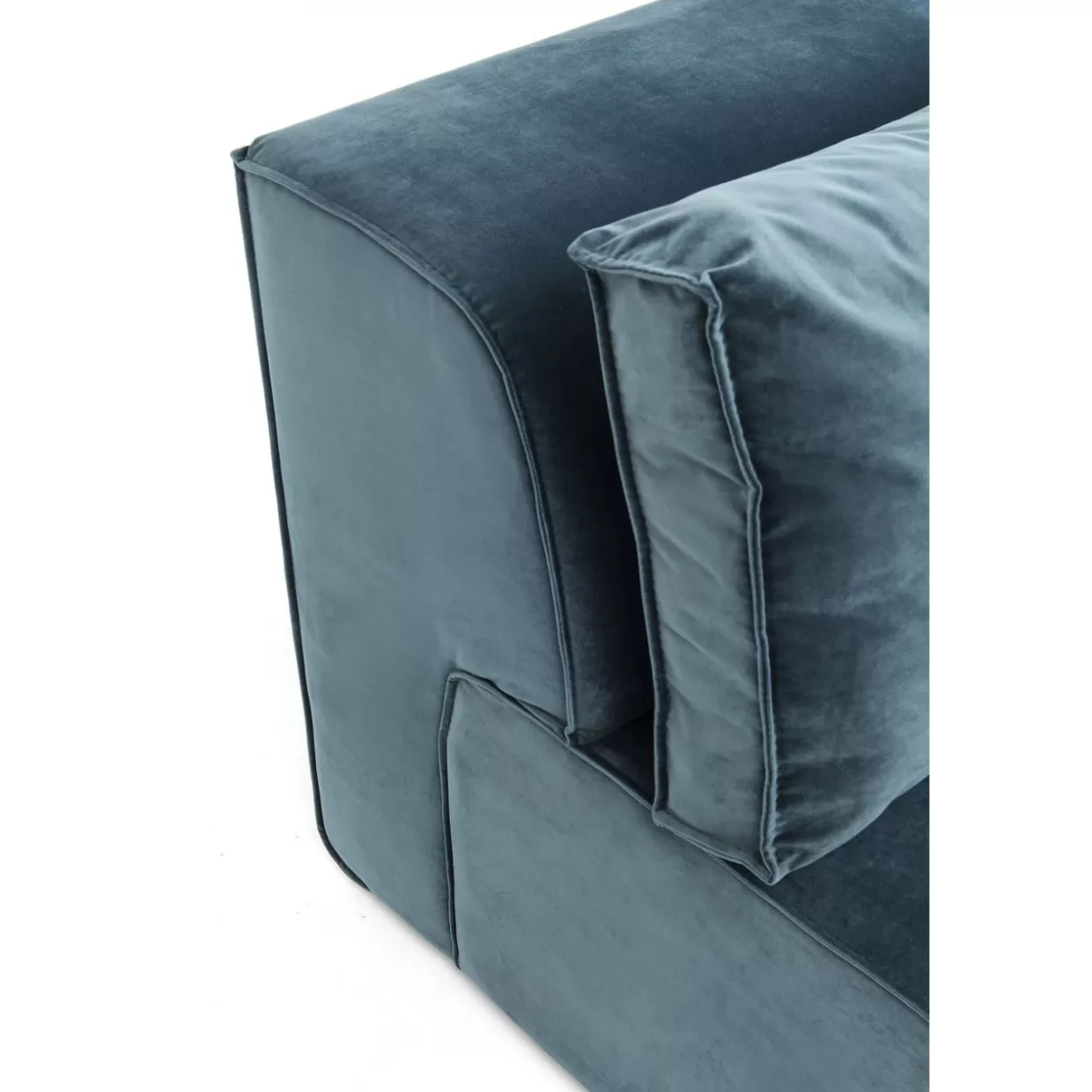 Divano Infinity in Velluto Oceano - Versione Destra | Collezione Esclusiva di Salotti Moderni KARE Design