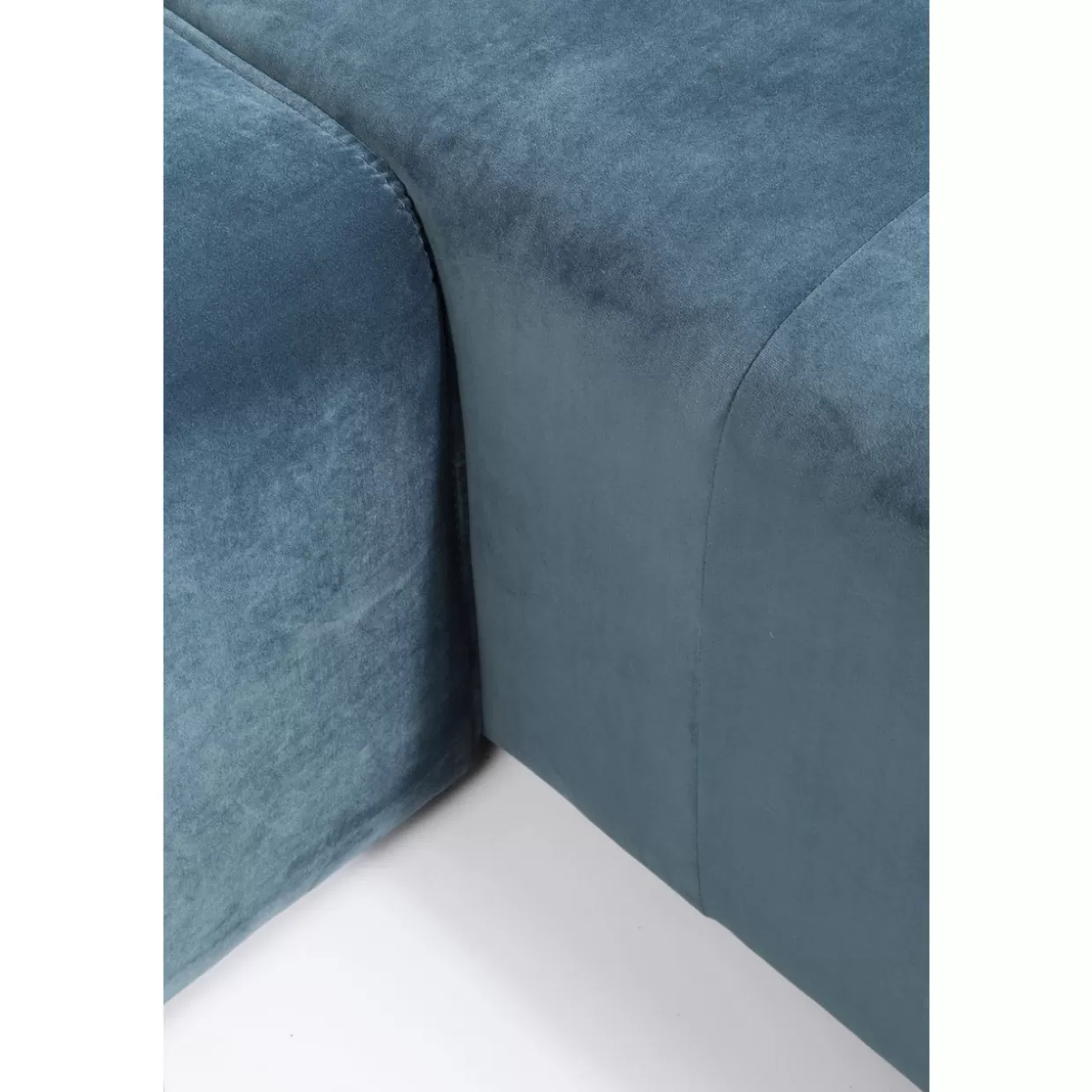 Divano Infinity in Velluto Oceano - Versione Destra | Collezione Esclusiva di Salotti Moderni KARE Design