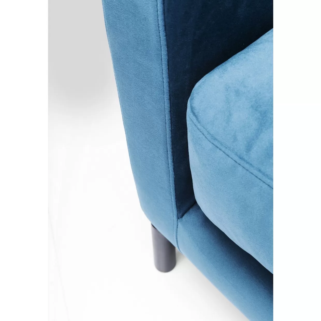 KARE Design - Divano Lullaby a 2 Posti in Tessuto Color Petrolio, Eleganza Moderna per il Tuo Soggiorno