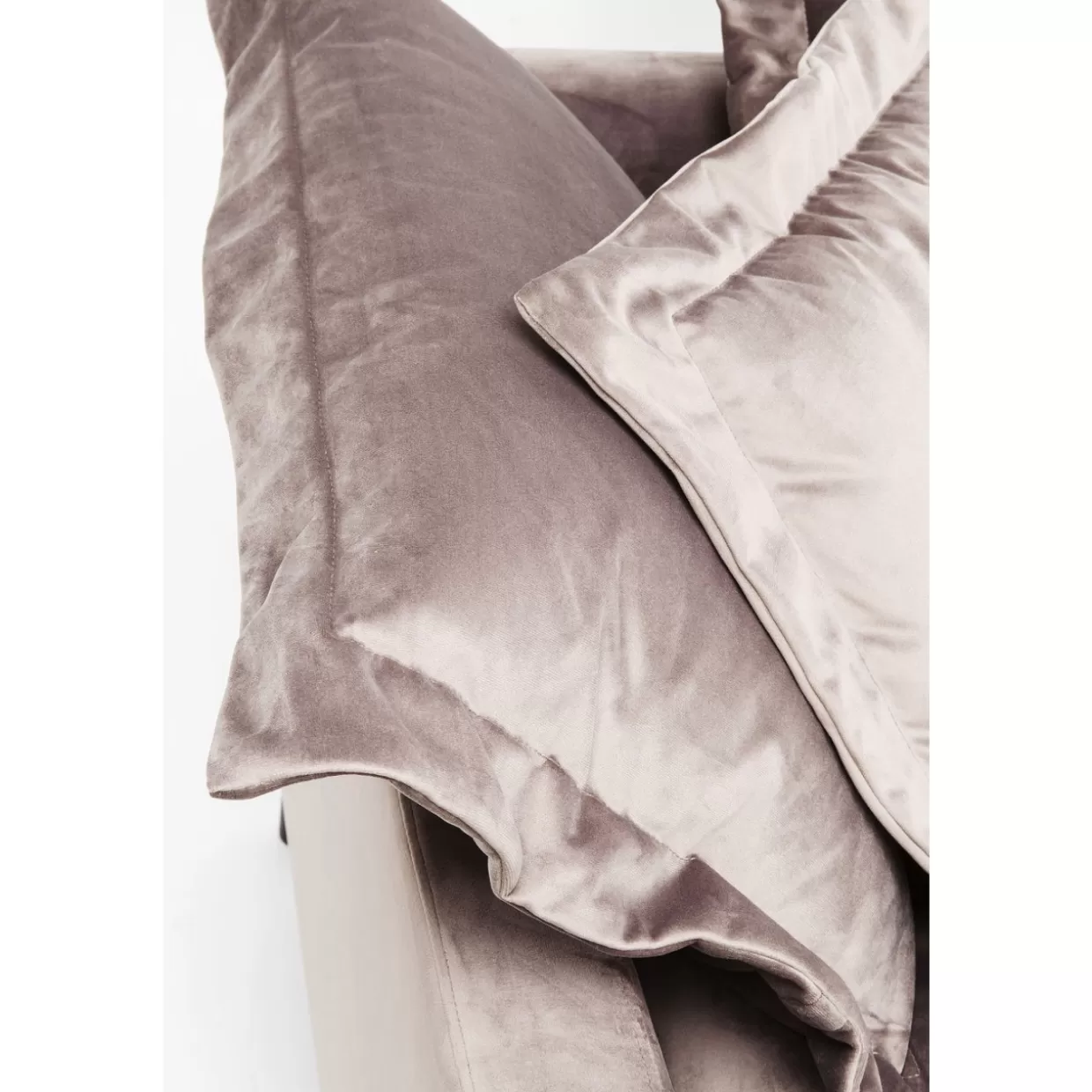 KARE Design Divano Lullaby 3 Posti - Confortevole e Modulabile con Rivestimento Grigio Topo, Ideale per Salotto Moderno