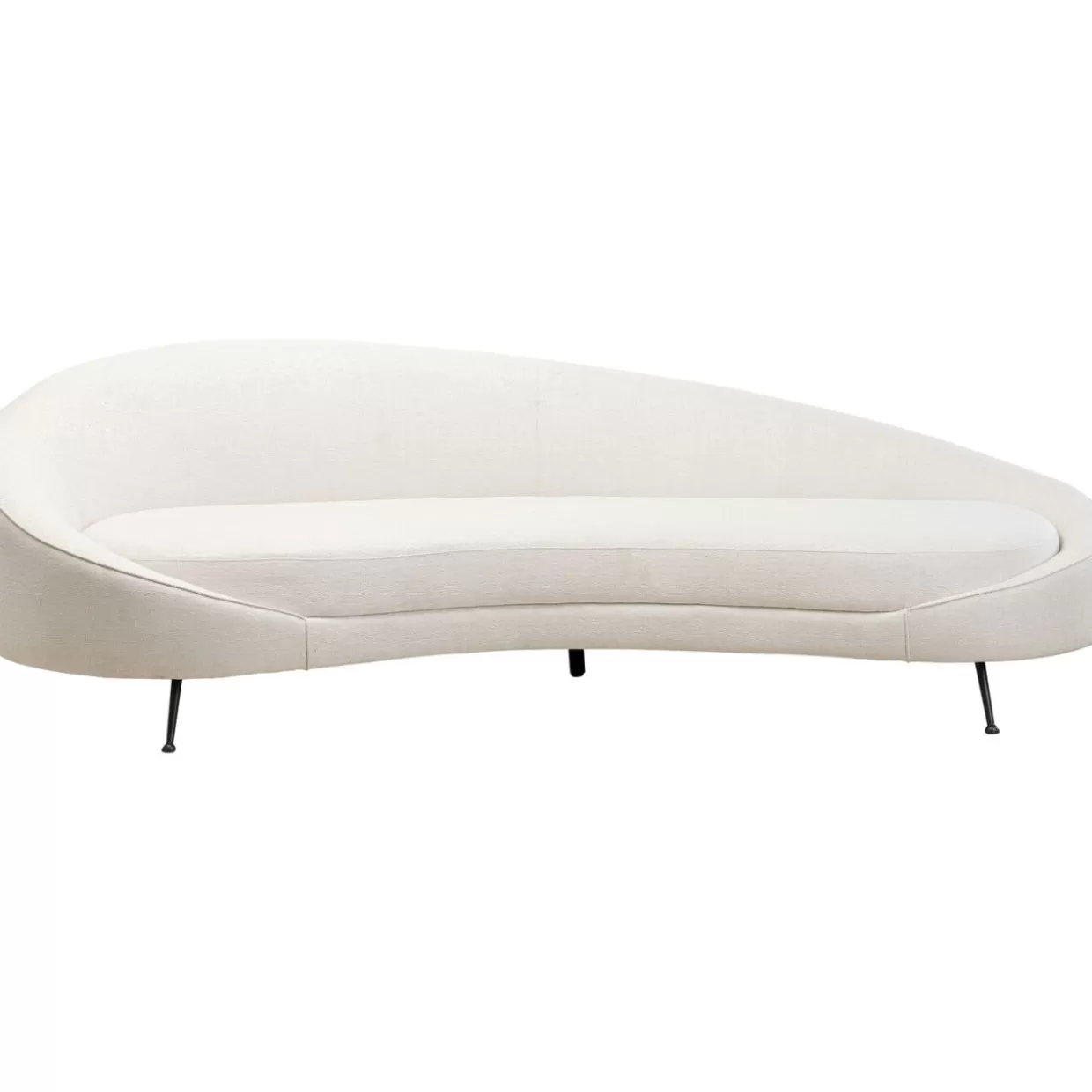 Divano Moderno Wall Street 270 cm - Salotto ad Angolo in Pelle con Design Esclusivo KARE