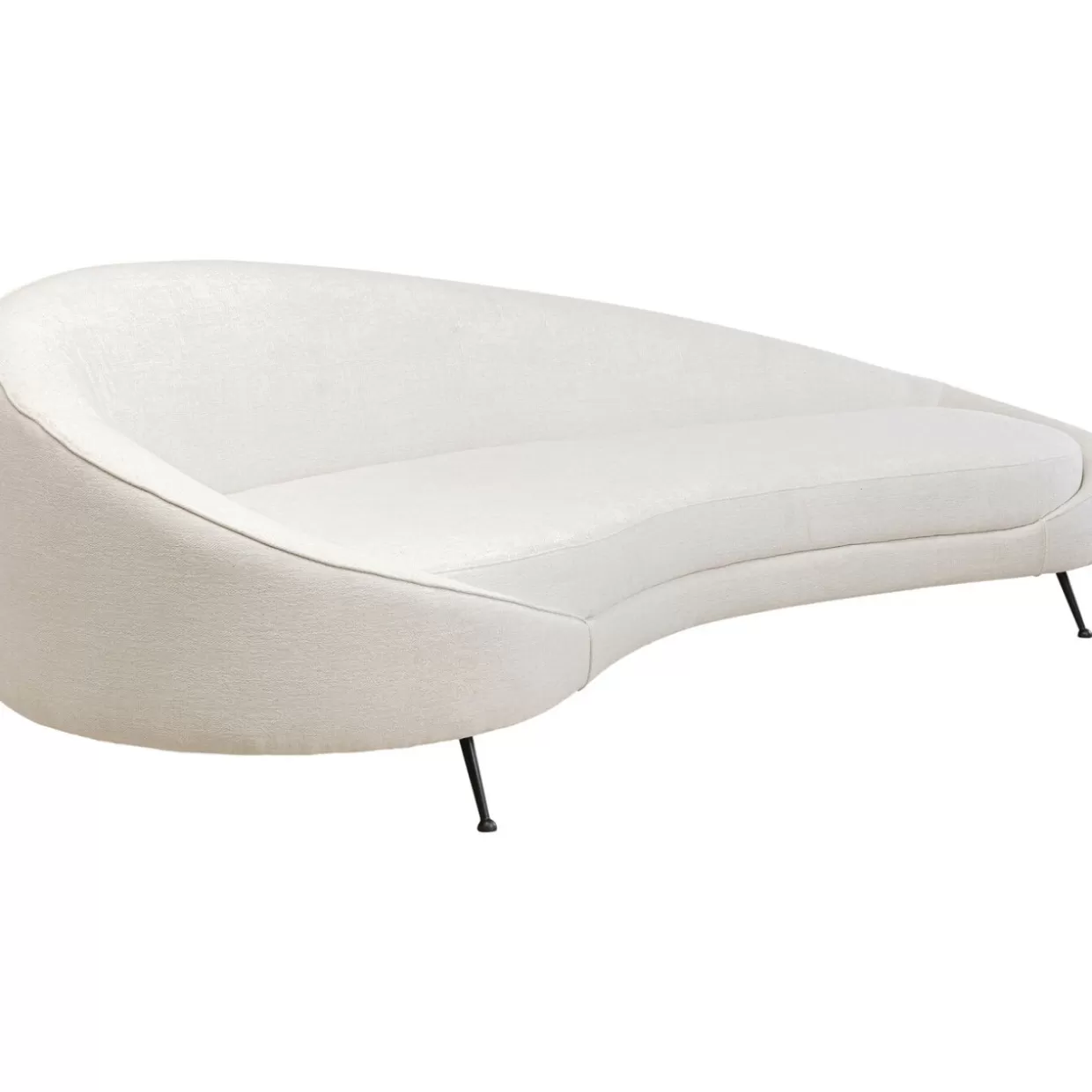 Divano Moderno Wall Street 270 cm - Salotto ad Angolo in Pelle con Design Esclusivo KARE