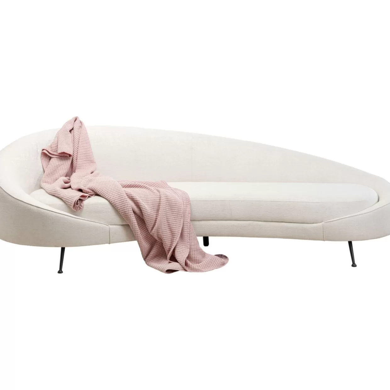 Divano Moderno Wall Street 270 cm - Salotto ad Angolo in Pelle con Design Esclusivo KARE