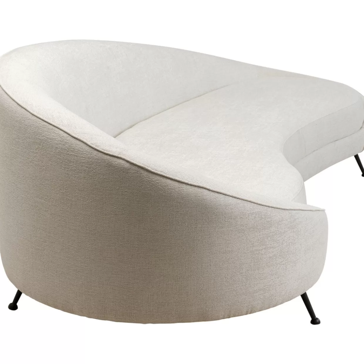 Divano Moderno Wall Street 270 cm - Salotto ad Angolo in Pelle con Design Esclusivo KARE