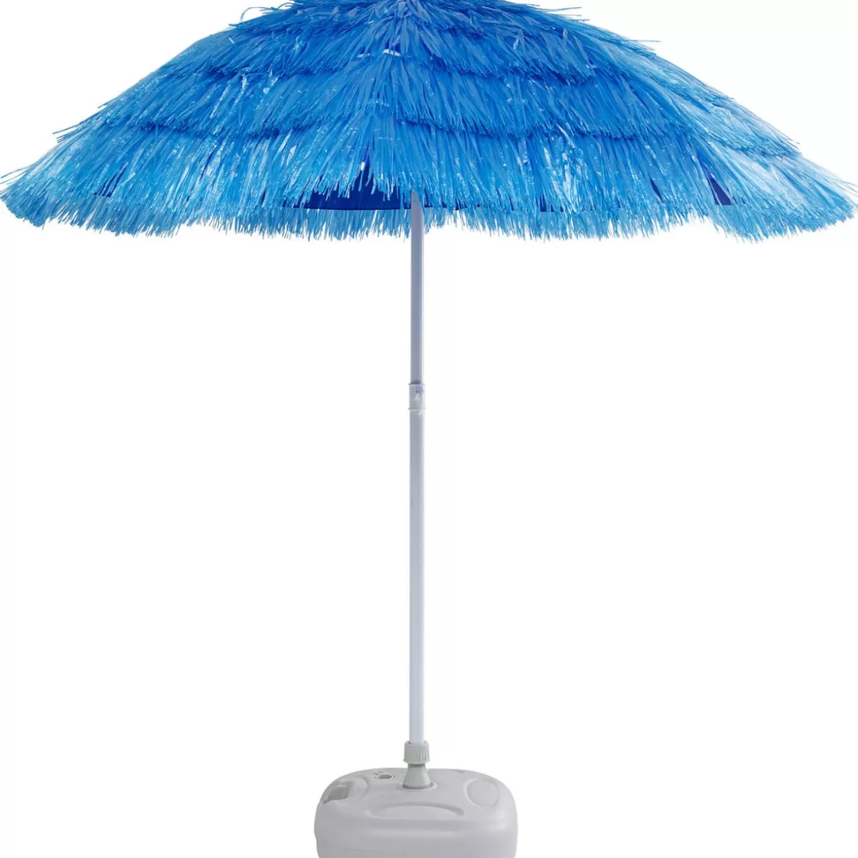 KARE Design - Ombrellone Elegante da Giardino con Motivo Tropicale Blu
