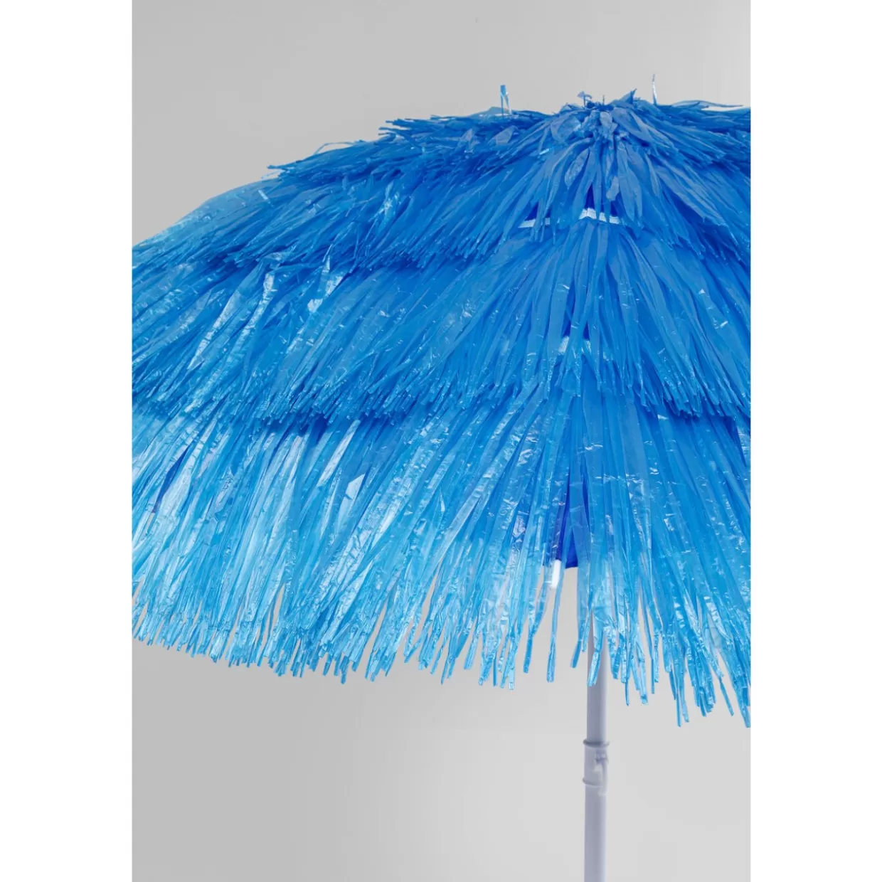 KARE Design - Ombrellone Elegante da Giardino con Motivo Tropicale Blu