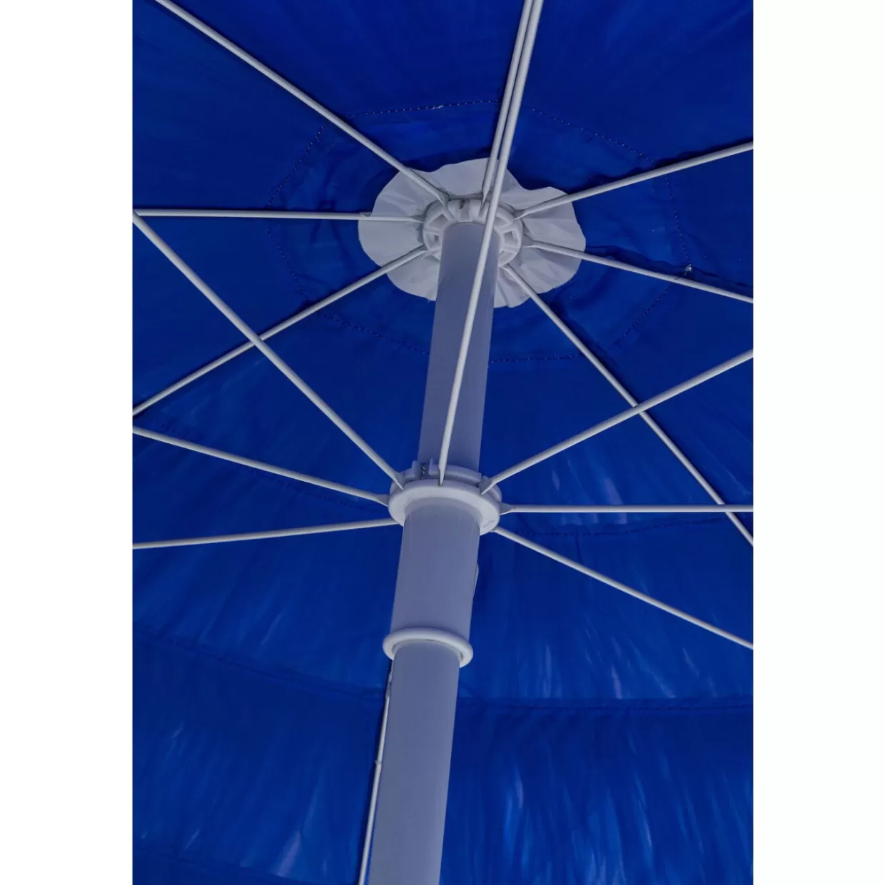 KARE Design - Ombrellone Elegante da Giardino con Motivo Tropicale Blu