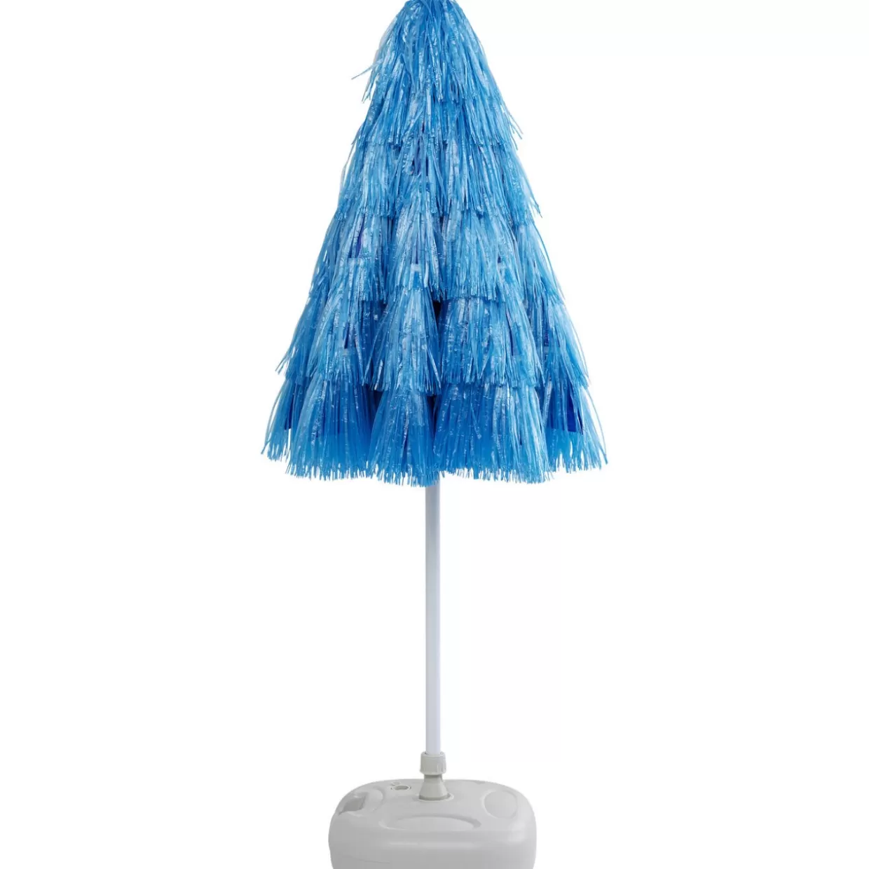 KARE Design - Ombrellone Elegante da Giardino con Motivo Tropicale Blu