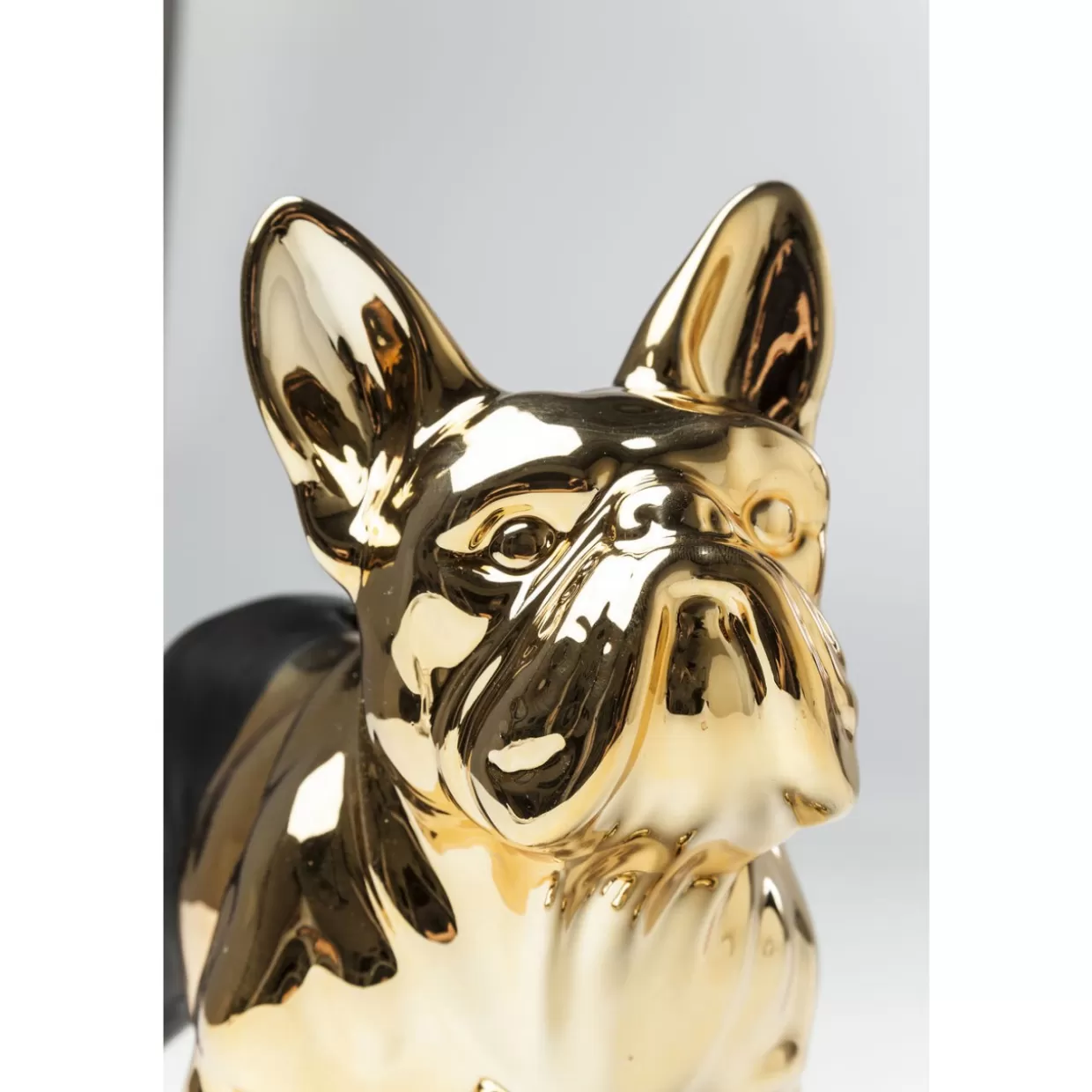 KARE Design - Salvadanaio Originale Bulldog in Oro e Nero | Complementi d'Arredo e Idee Regalo con Design Esclusivo