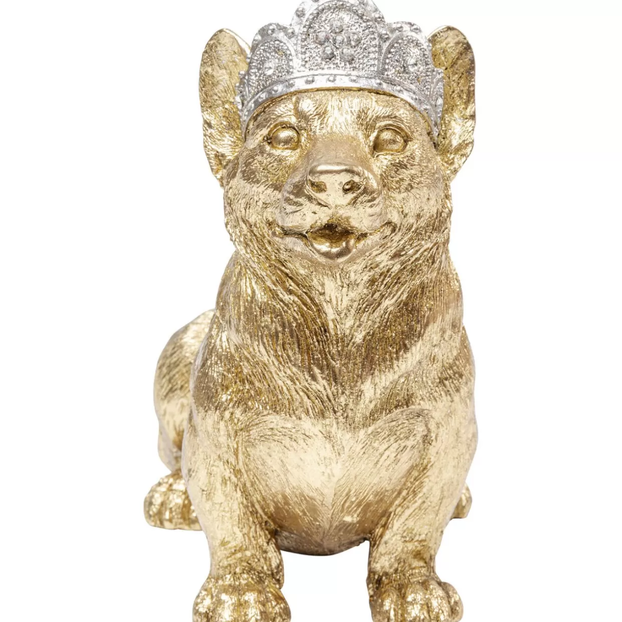 KARE Design • Salvadanaio Originale a Forma di Corgi Reale in Posizione Seduta - Articolo Decorativo e Regalo Creativo
