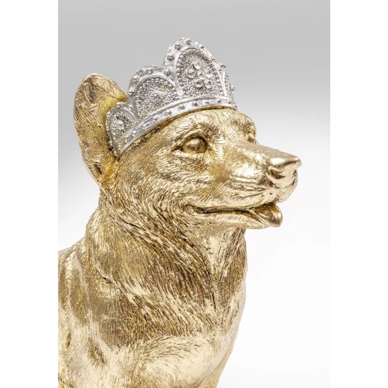 KARE Design • Salvadanaio Originale a Forma di Corgi Reale in Posizione Seduta - Articolo Decorativo e Regalo Creativo