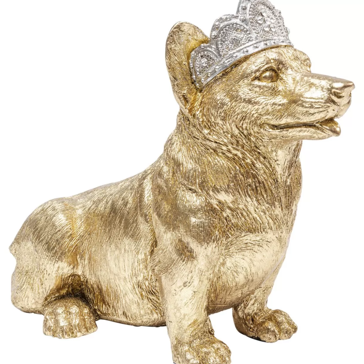 KARE Design • Salvadanaio Originale a Forma di Corgi Reale in Posizione Seduta - Articolo Decorativo e Regalo Creativo