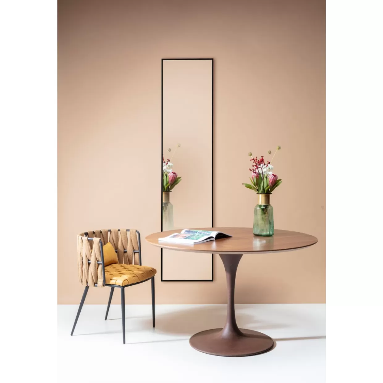 Specchio Elegante Bella con Cornice Sottile 180x30 cm - Design Moderno KARE per Ambienti Stilosi