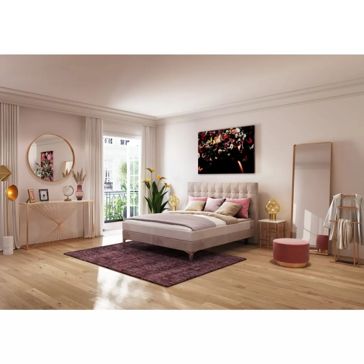 Specchio Moderno KARE Design | Curva Rame 70x200 cm - Linea Contemporanea per Ambienti Eleganti