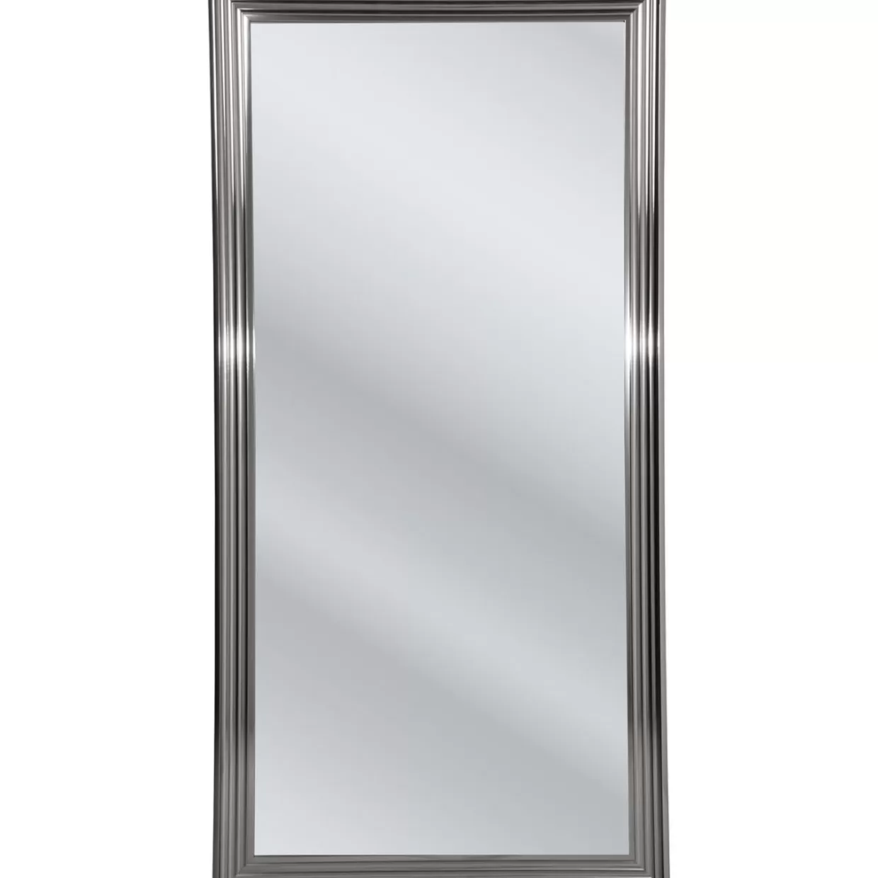 Specchio Moderno KARE Design - Cornice Lucida Eve Argento 180x90 cm per Arredamenti Ricercati