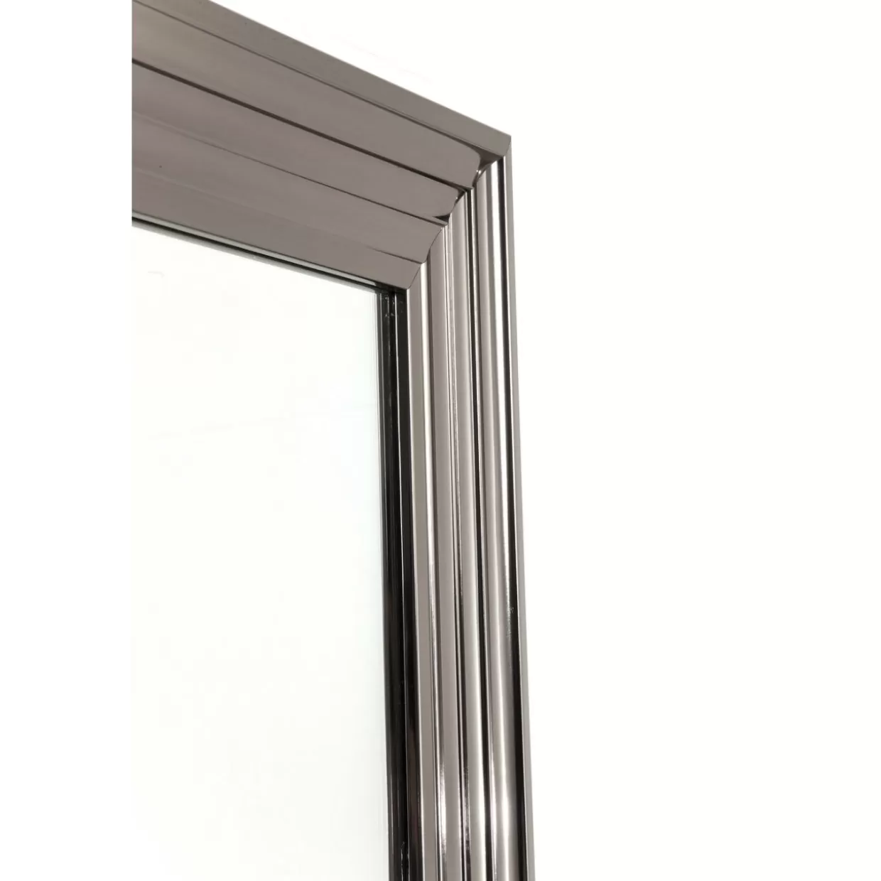 Specchio Moderno KARE Design - Cornice Lucida Eve Argento 180x90 cm per Arredamenti Ricercati