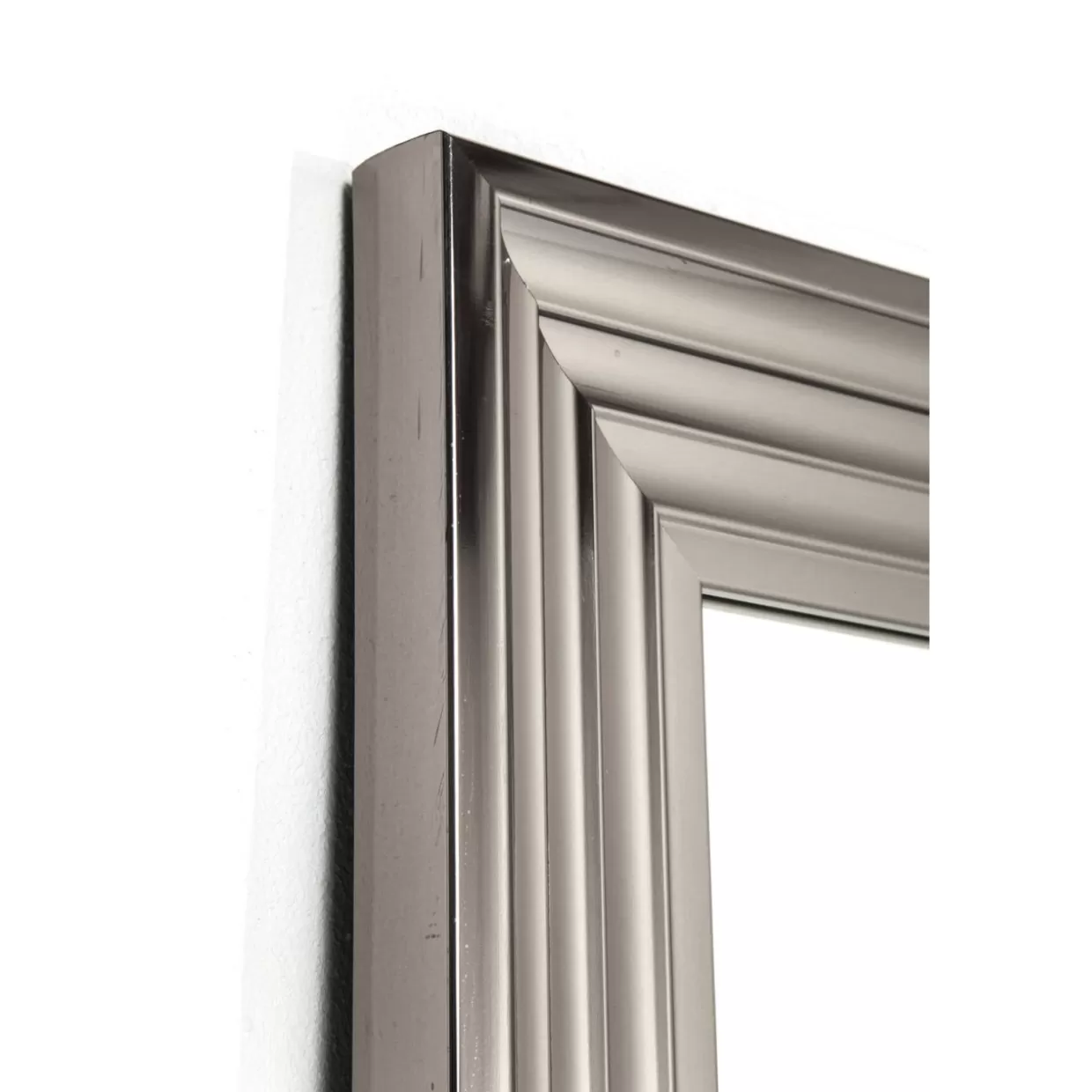 Specchio Moderno KARE Design - Cornice Lucida Eve Argento 180x90 cm per Arredamenti Ricercati