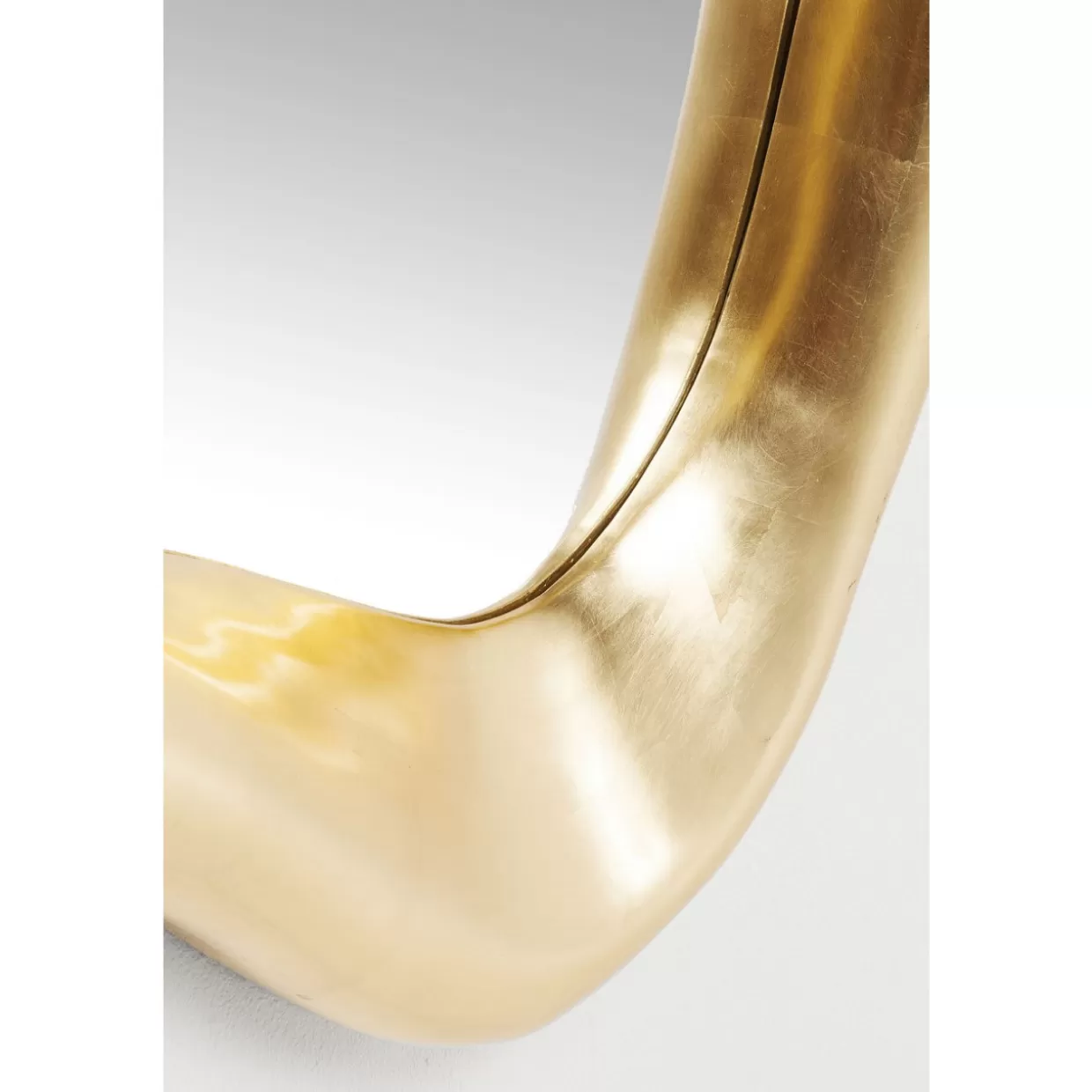 KARE Design Italia - Specchio Decorativo Moderno con Effetto Olografico Dorato, Dimensioni 76x119 cm