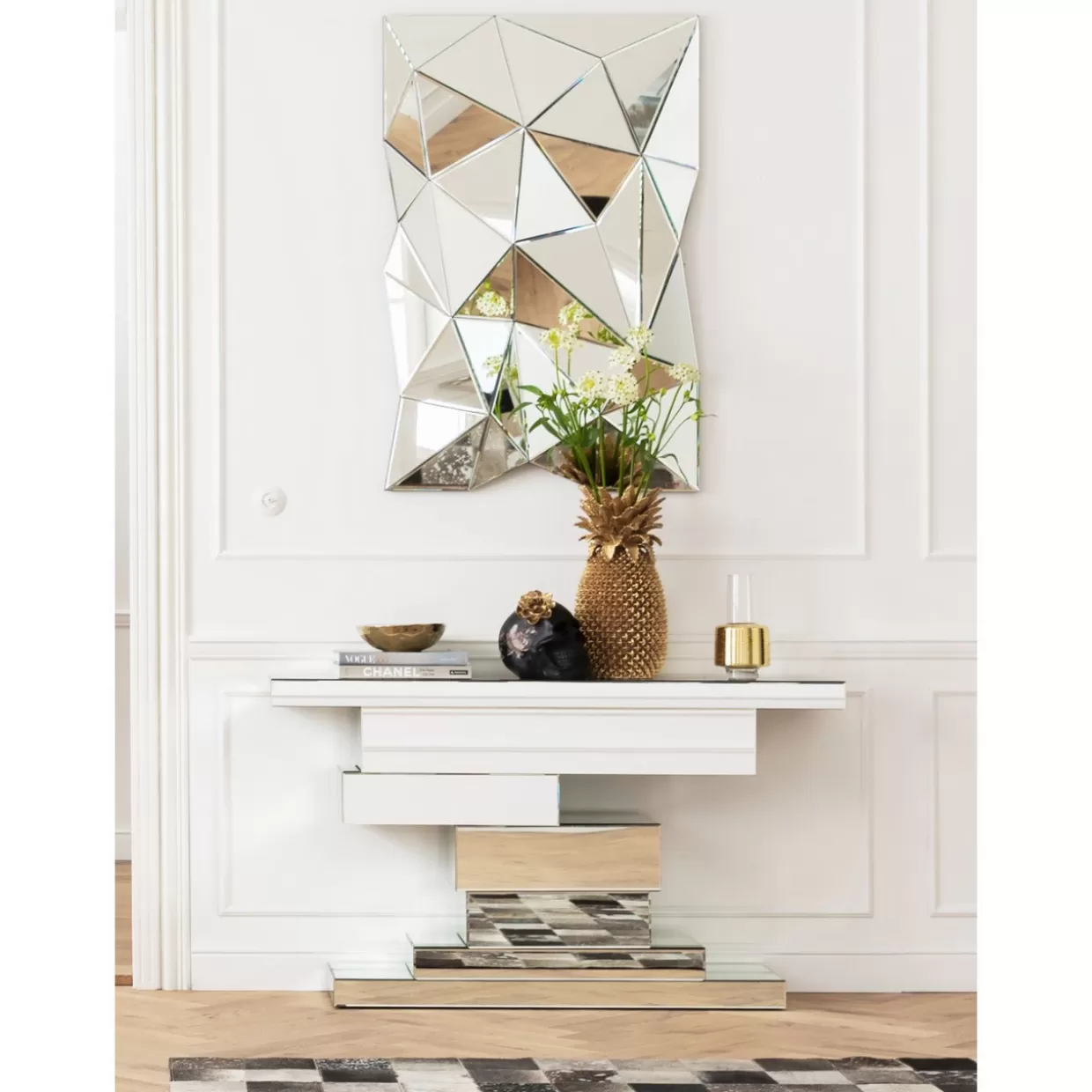 Specchio Moderno KARE Design con Effetto Prisma - 120x80 cm per Arredi Contemporanei