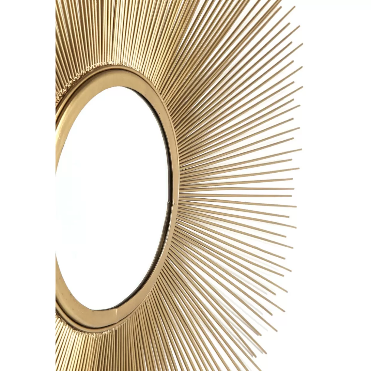 Specchio Elegante KARE Design - Modello SunBeam con Cornice Moderna (Diametro Ø90cm) | Arredo Bagno di Lusso della Collezione SunBeam
