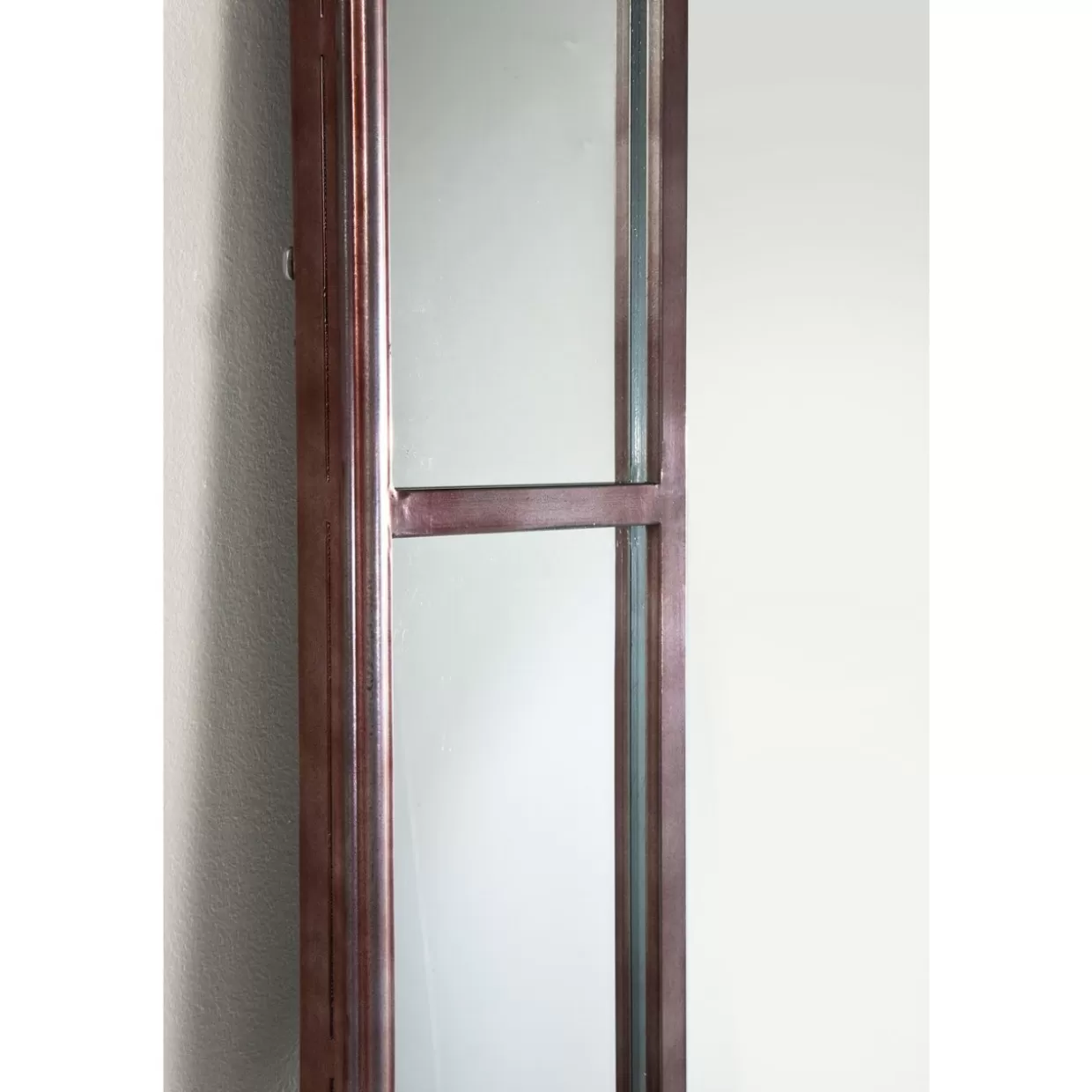 Specchio Decorativo KARE Design - Cornice in Stile Finestra Antica, 200x90 cm, Ideale per Interni Moderni