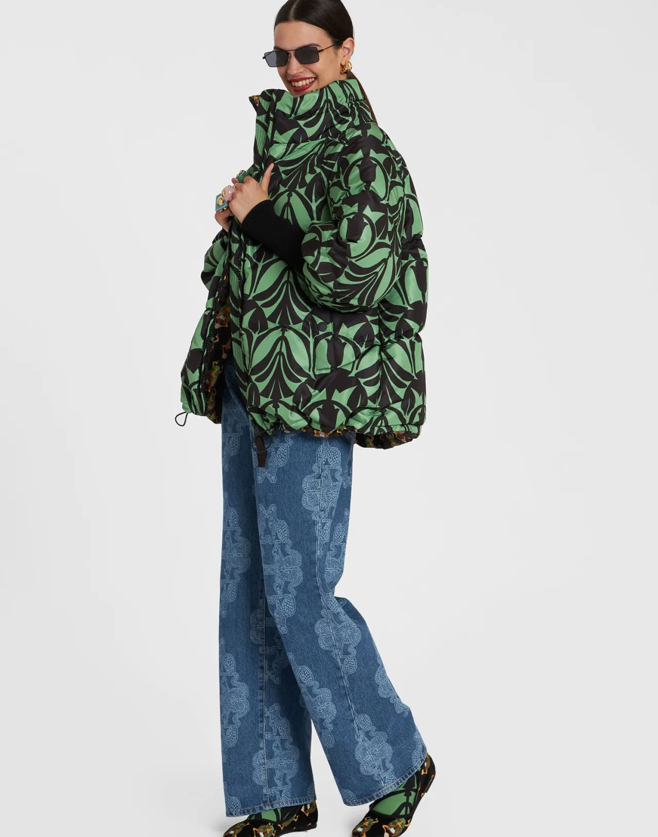 Giacca St. Moritz La DoubleJ in Faille Leggero - Verde Papiro Edizione Limitata
