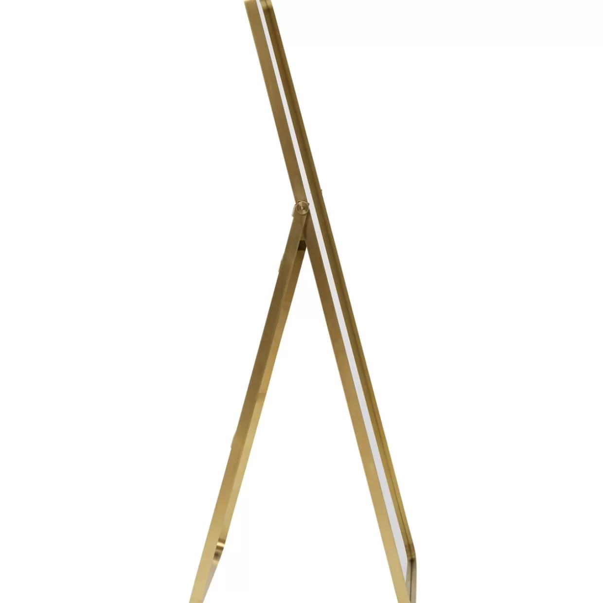 Specchio Elegante a Stelo con Arco Curvilineo Dorato - Design KARE 160 cm x 55 cm