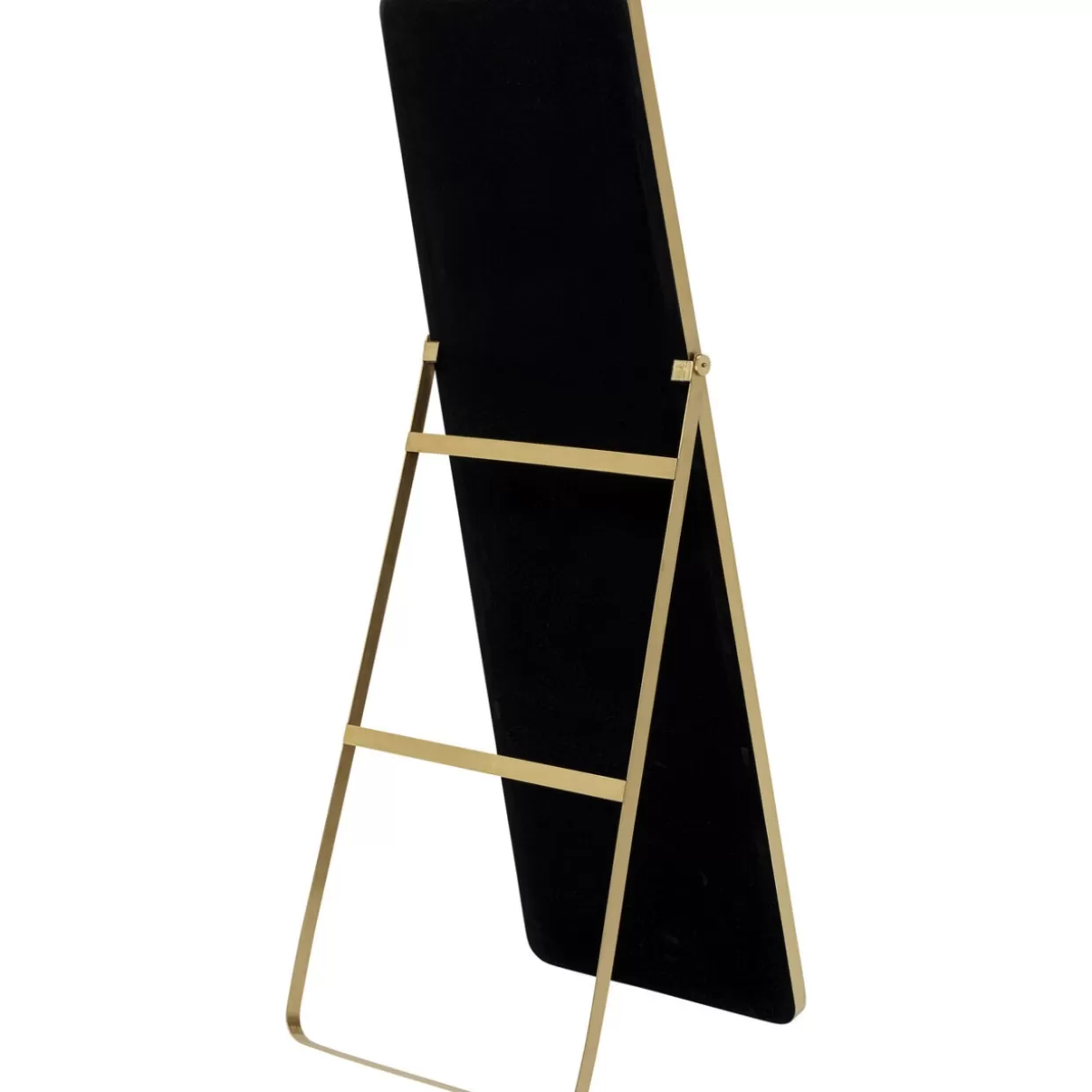 Specchio Elegante a Stelo con Arco Curvilineo Dorato - Design KARE 160 cm x 55 cm