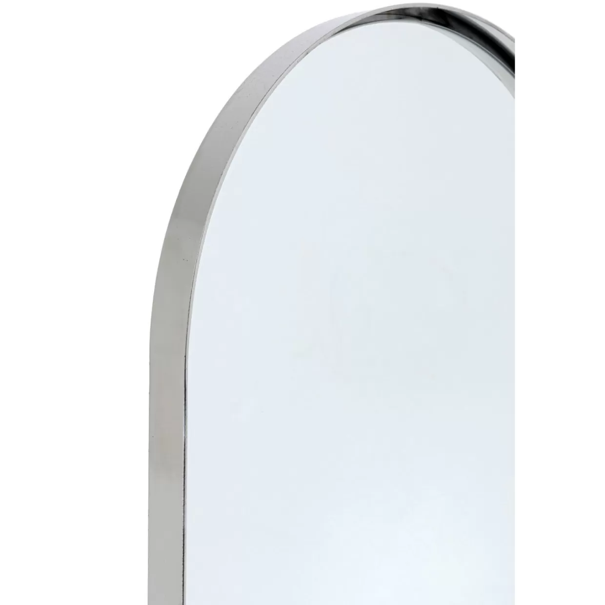 Specchio a Figura Intera KARE Design con Linee Sinuose - Rifiniture Cromate Lucide, Altezza 170cm per Arredamento Moderno