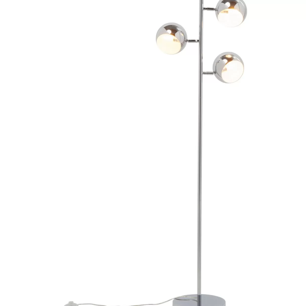 Lampada da Terra Elegante con Paralume Cromato - Design Moderno per Interni | Calotta Chrome di KARE