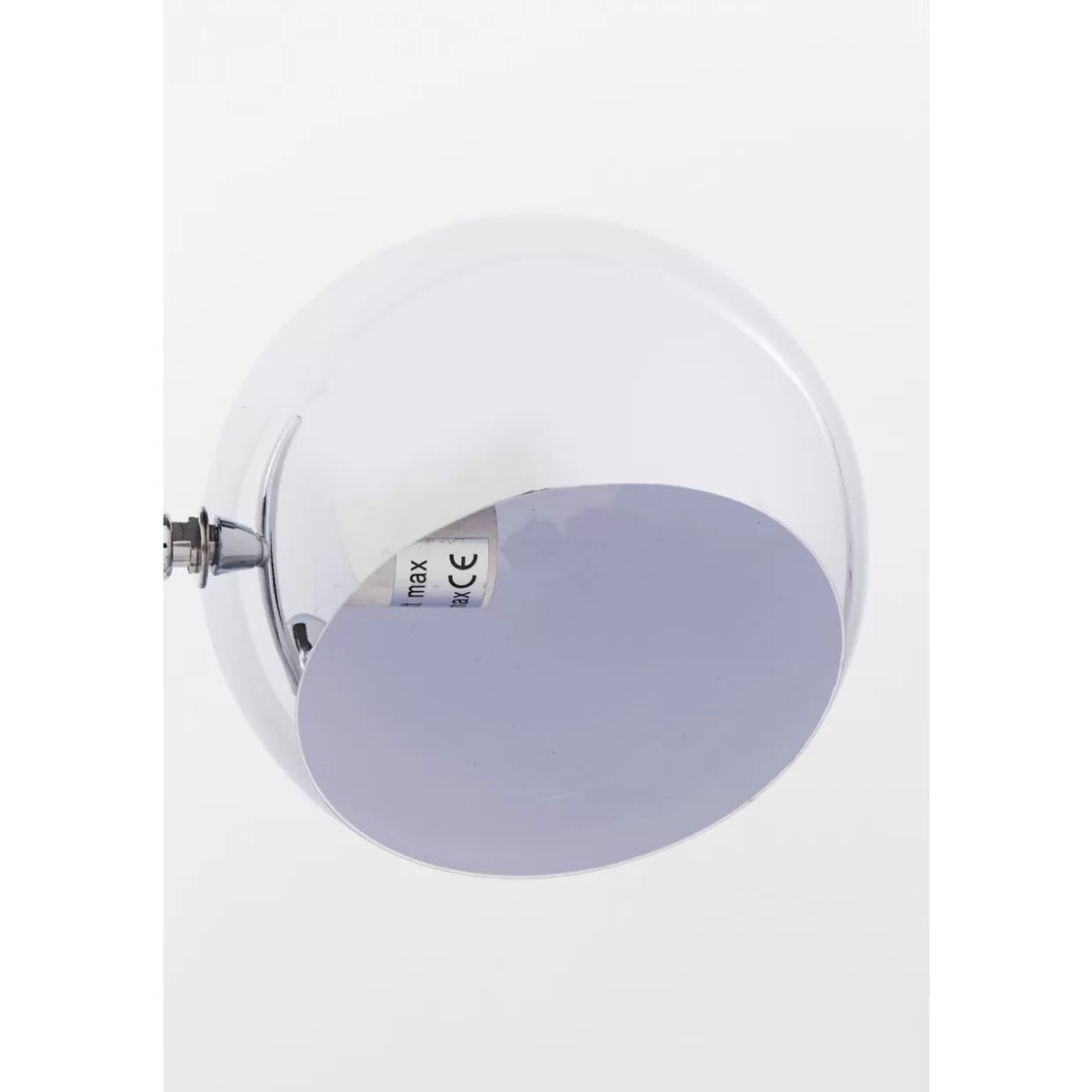Lampada da Terra Elegante con Paralume Cromato - Design Moderno per Interni | Calotta Chrome di KARE