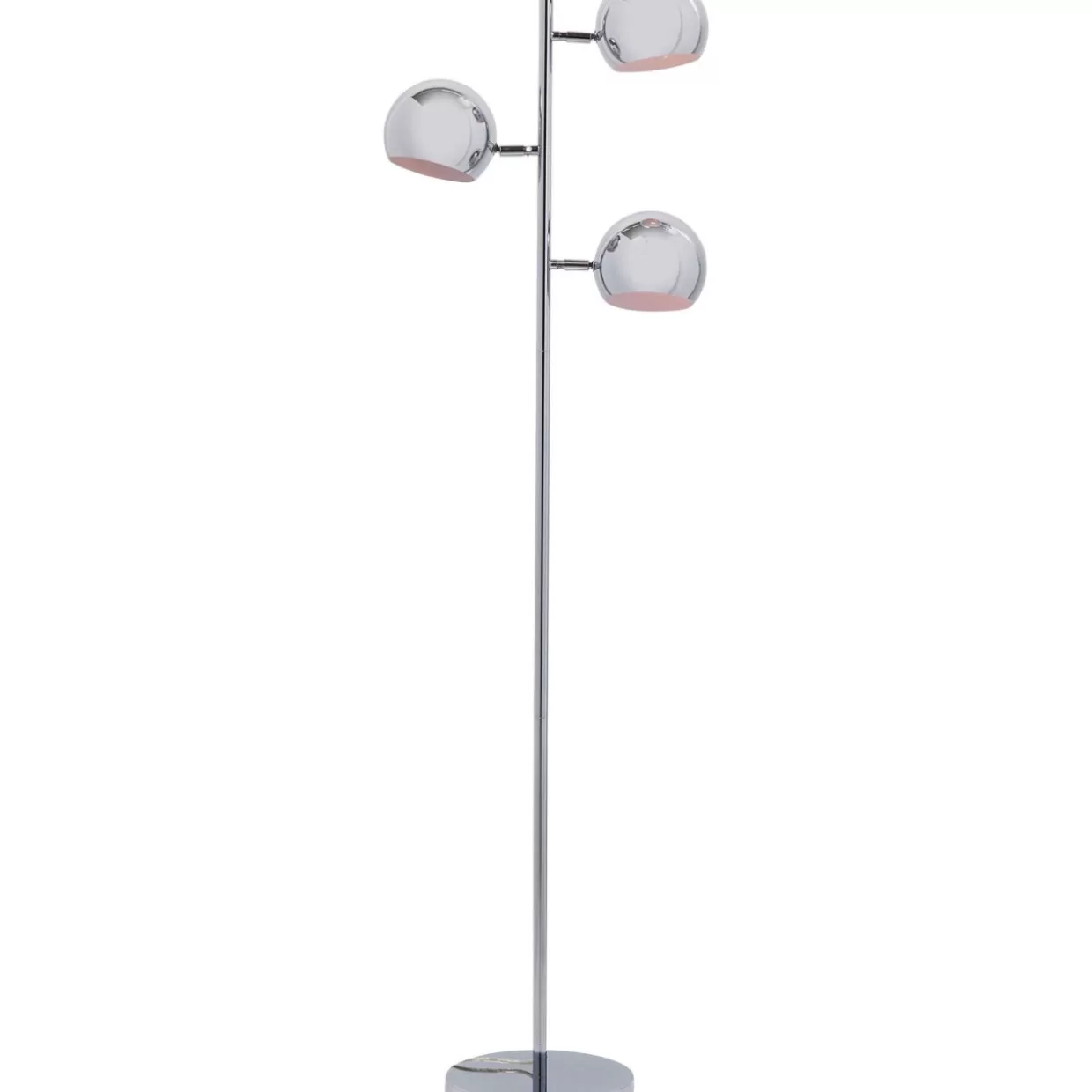 Lampada da Terra Elegante con Paralume Cromato - Design Moderno per Interni | Calotta Chrome di KARE