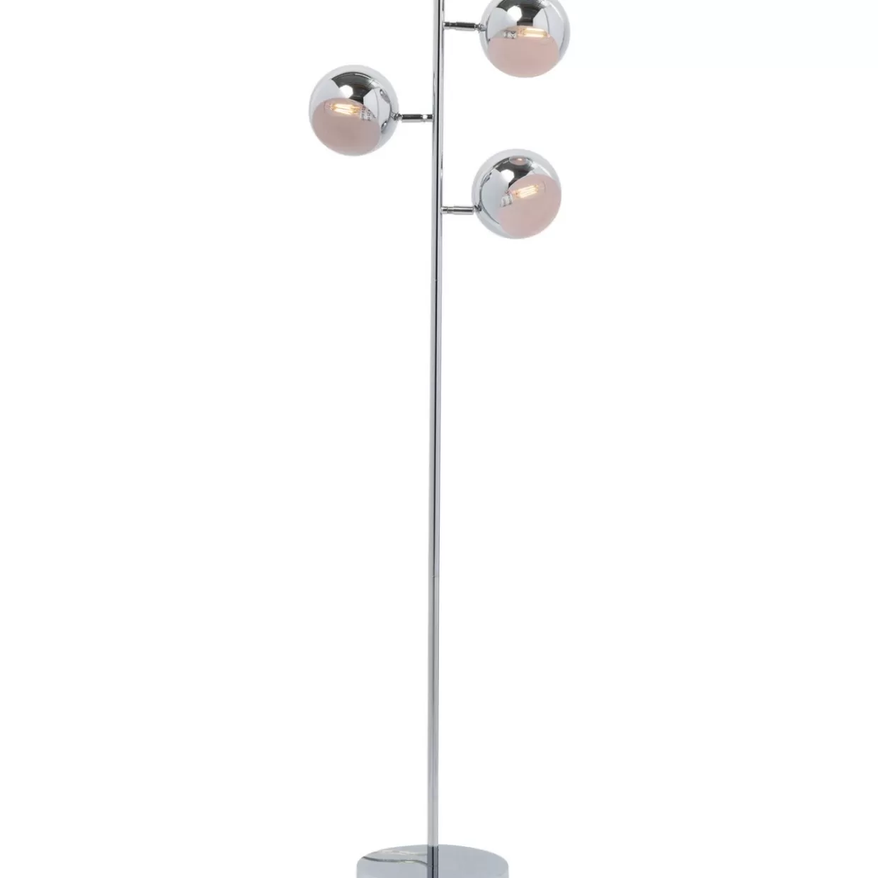 Lampada da Terra Elegante con Paralume Cromato - Design Moderno per Interni | Calotta Chrome di KARE