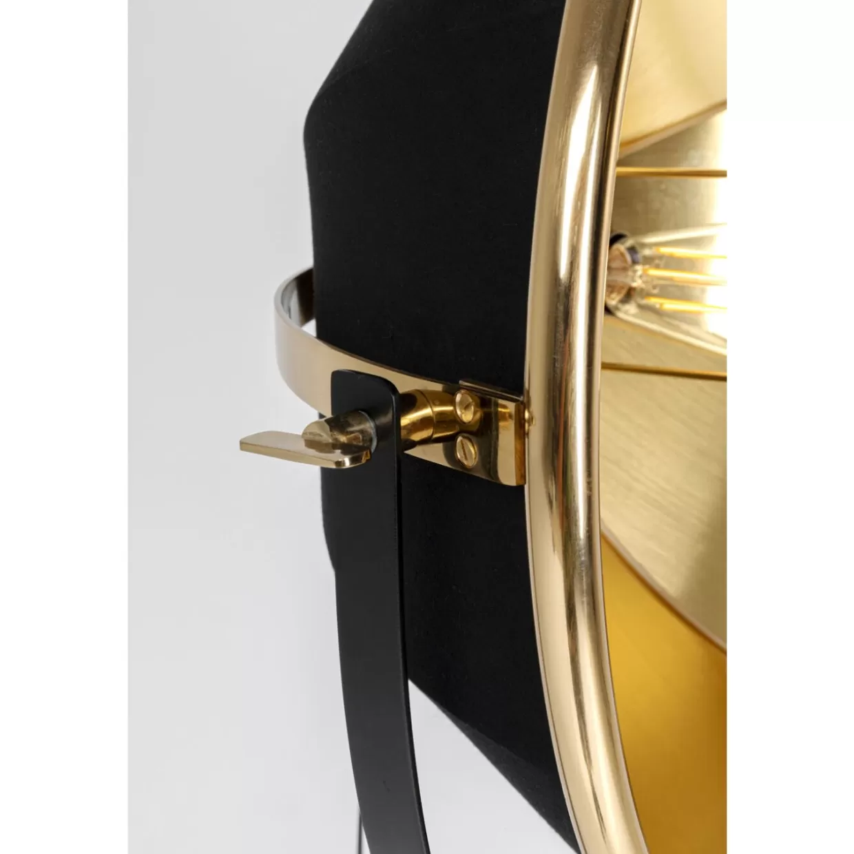 Lampada da Terra Stile Cinema in Oro - Illuminazione Elegante KARE Design 190 cm per Interni