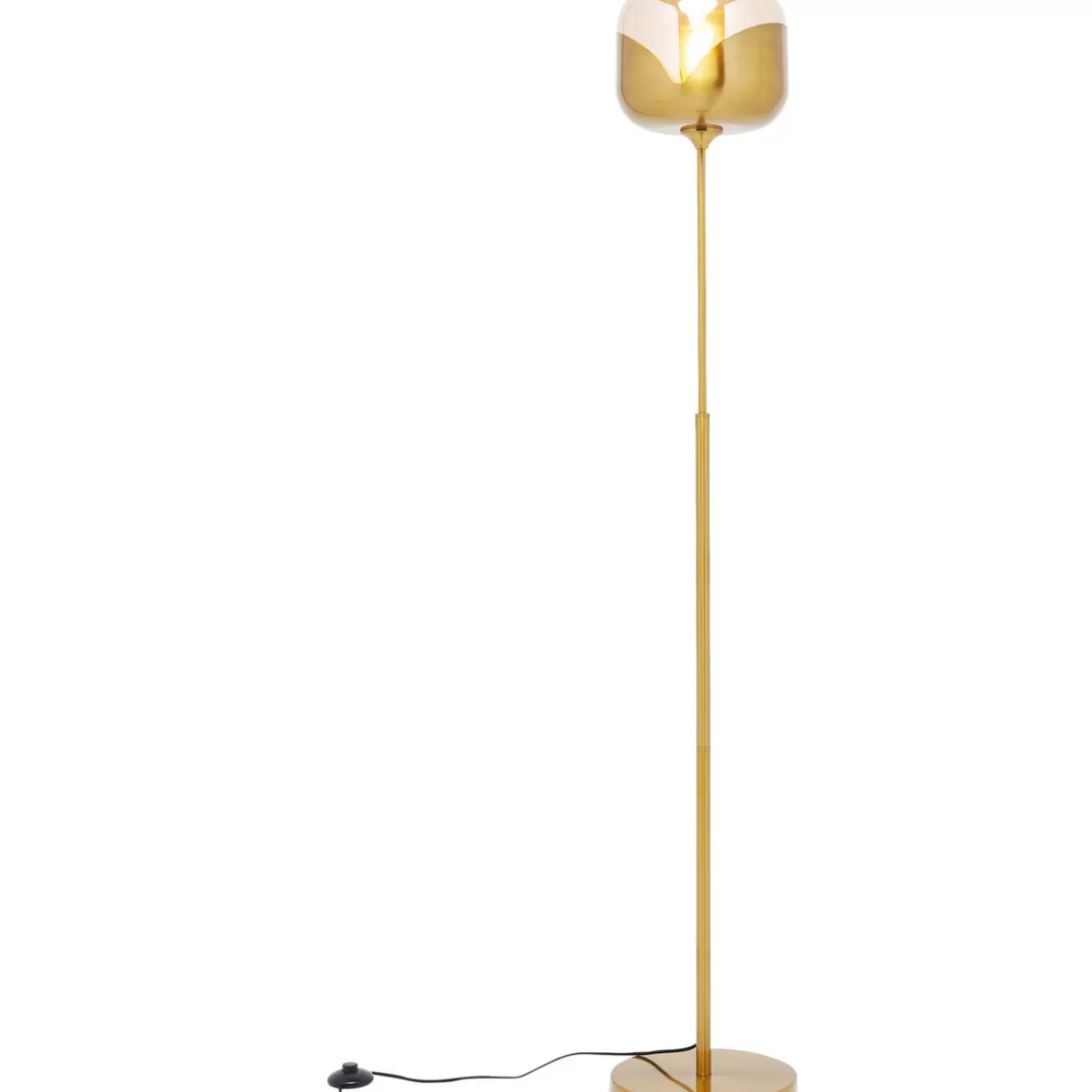KARE Design Lampada da Terra con Sfera Calice Dorato - Illuminazione Elegante per Interni Moderni

(：、，