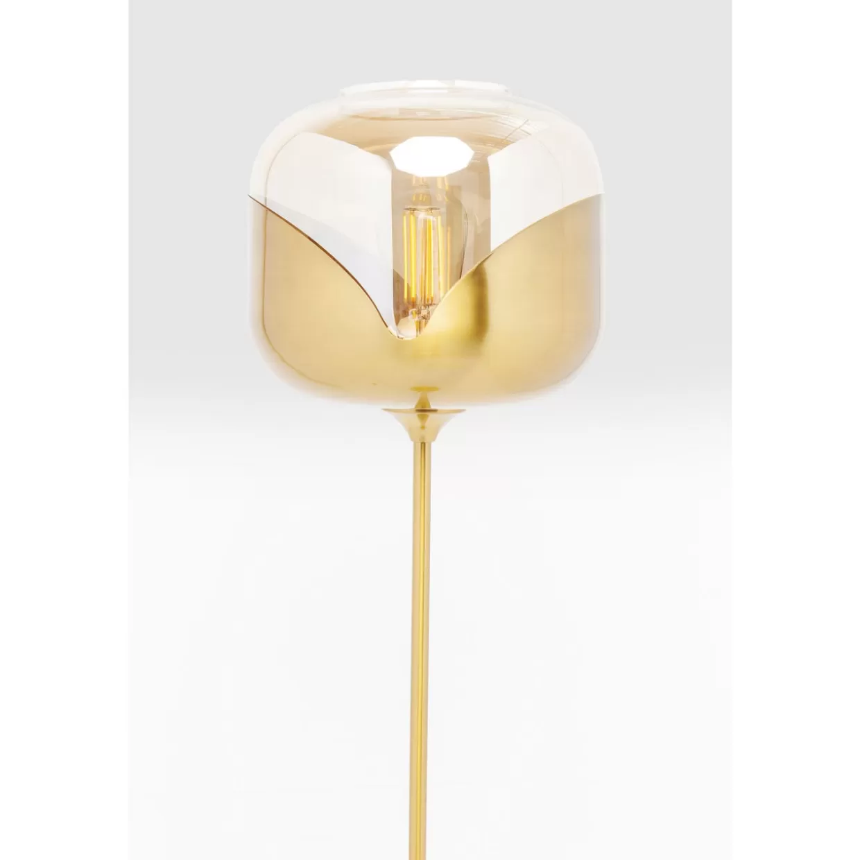 KARE Design Lampada da Terra con Sfera Calice Dorato - Illuminazione Elegante per Interni Moderni

(：、，