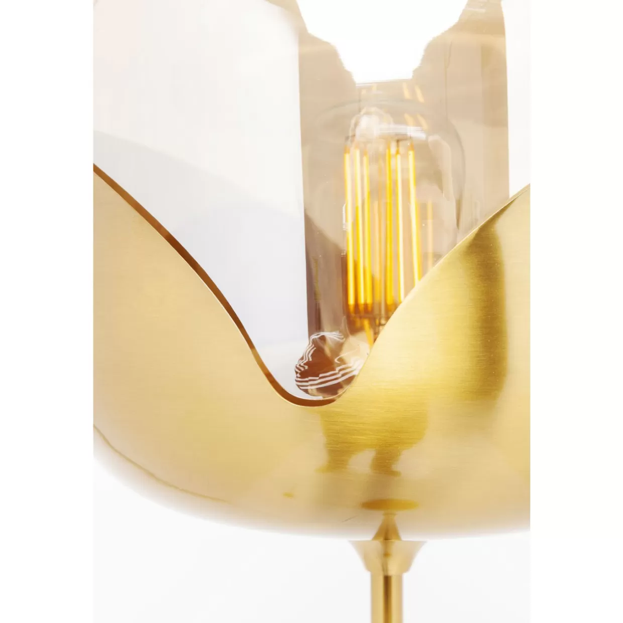 KARE Design Lampada da Terra con Sfera Calice Dorato - Illuminazione Elegante per Interni Moderni

(：、，