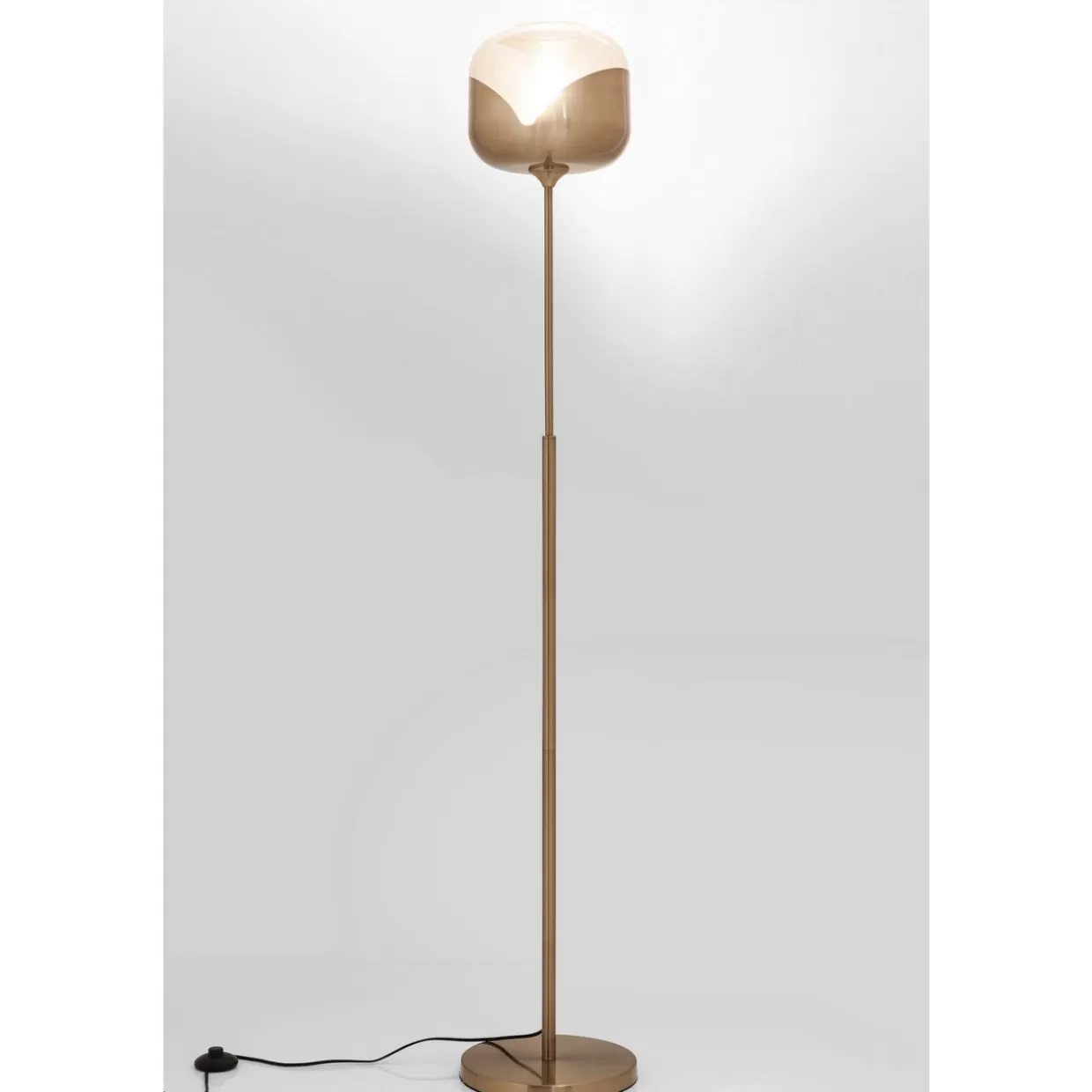 KARE Design Lampada da Terra con Sfera Calice Dorato - Illuminazione Elegante per Interni Moderni

(：、，