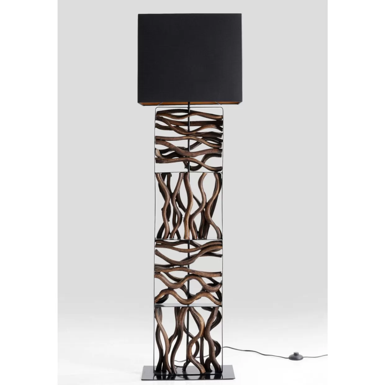 Lampada da Terra Onda Naturale - Design Contemporaneo per Arredi Moderni | Illuminazione d'Interni KARE