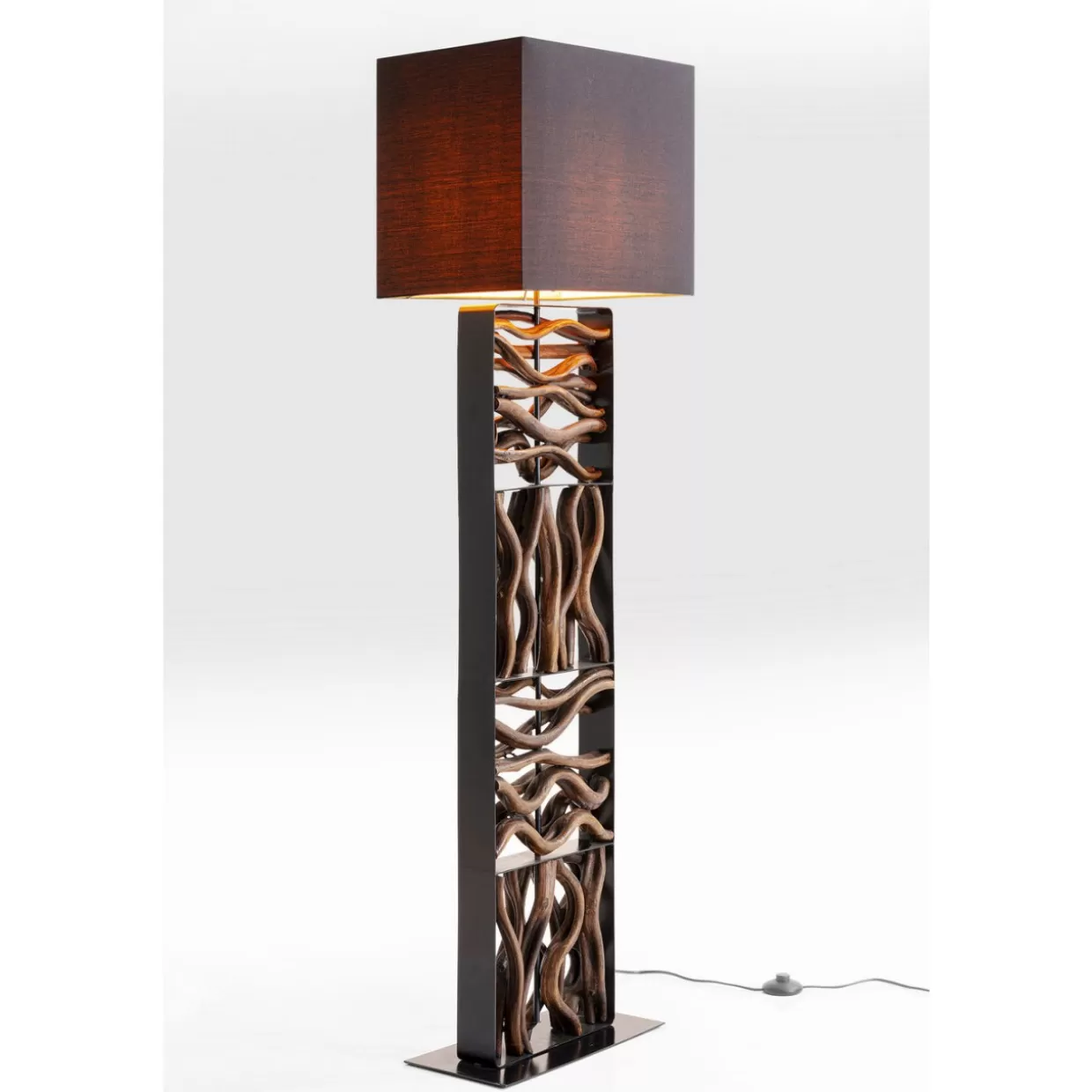 Lampada da Terra Onda Naturale - Design Contemporaneo per Arredi Moderni | Illuminazione d'Interni KARE