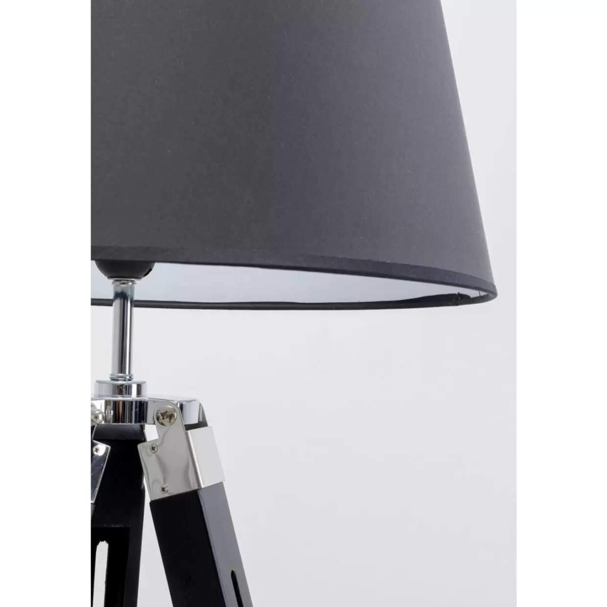 KARE Design - Lampada da Terra Moderna Raquette con Stelo 144cm, Illuminazione Elegante per Interni