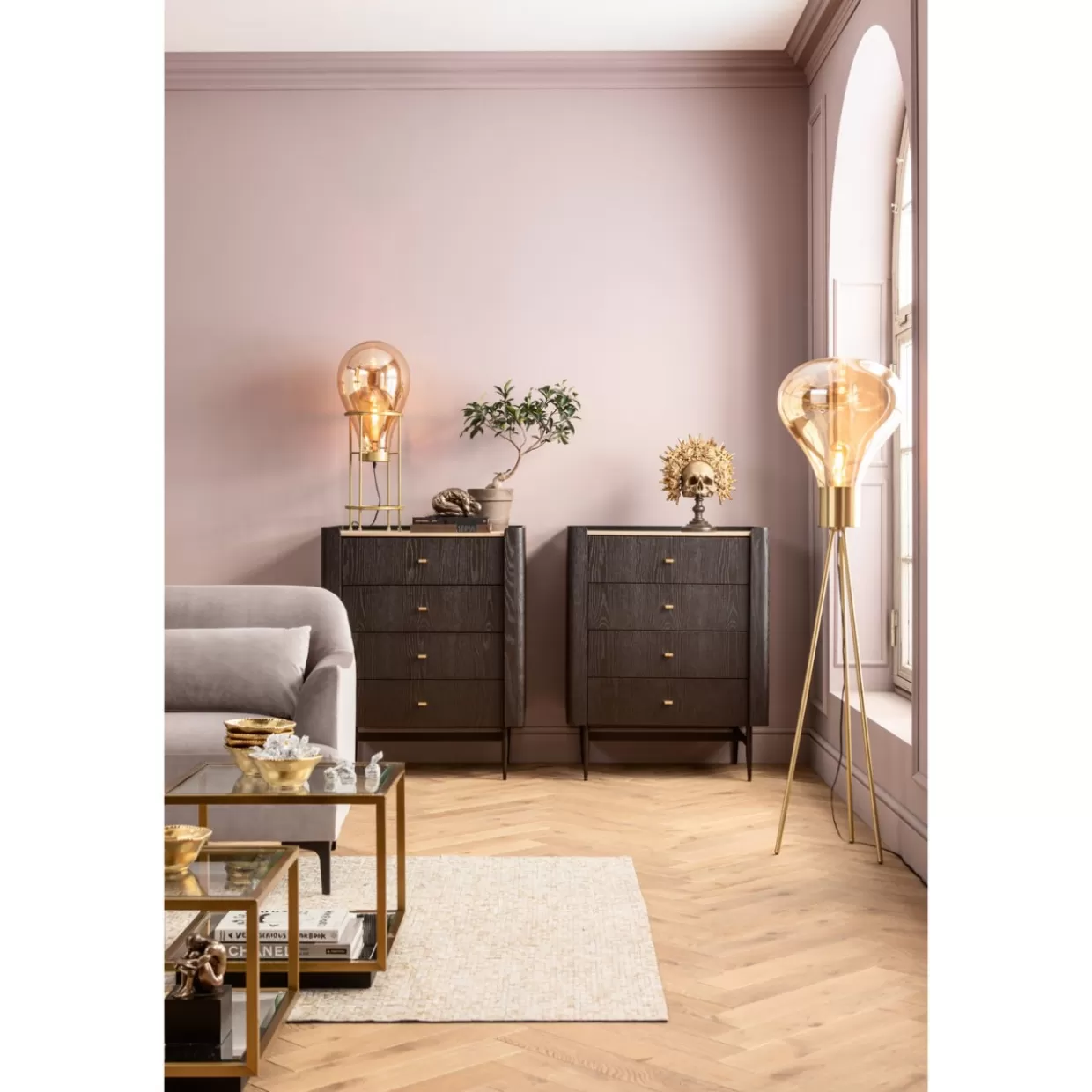 Lampada da Terra Tripode Pera – Design Moderno 160 cm - Illuminazione Elegante by KARE