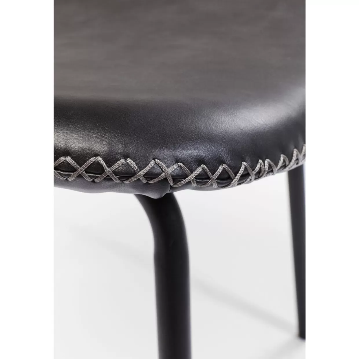 KARE Design - Poltrona Barber in Design Moderno, Rivestimento Elegante Nero per Soggiorno Contemporaneo