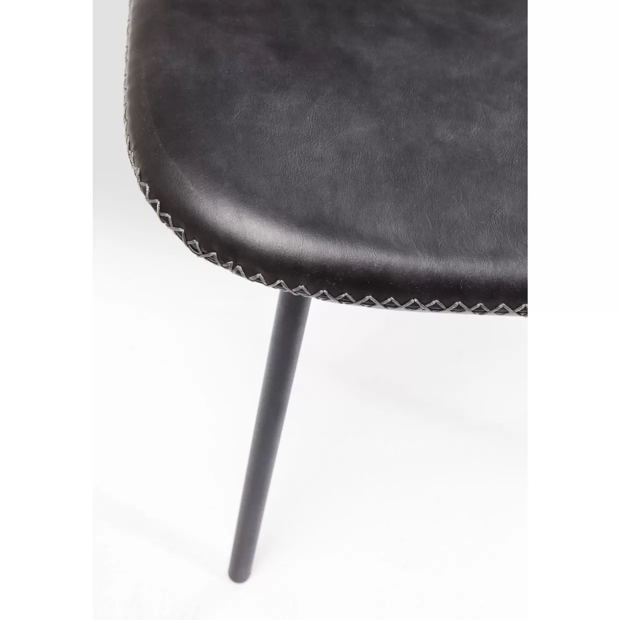 KARE Design - Poltrona Barber in Design Moderno, Rivestimento Elegante Nero per Soggiorno Contemporaneo