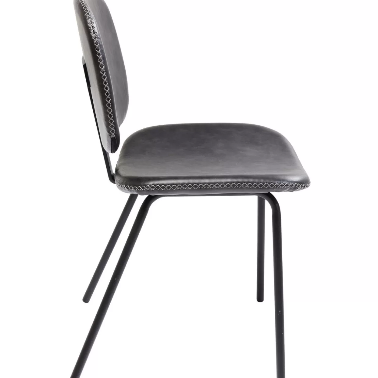 KARE Design - Poltrona Barber in Design Moderno, Rivestimento Elegante Nero per Soggiorno Contemporaneo