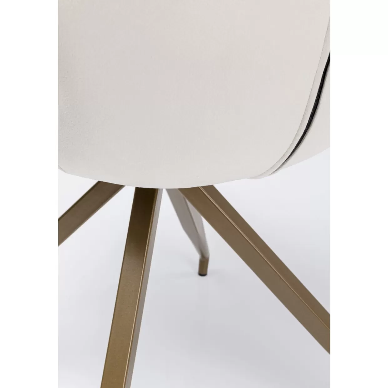 Sedia Butterfly Design KARE - Rivestimento Cremoso per Arredi Contemporanei