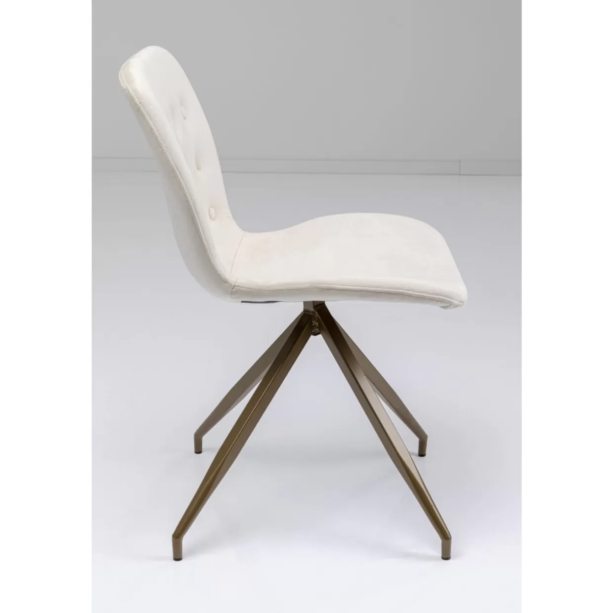 Sedia Butterfly Design KARE - Rivestimento Cremoso per Arredi Contemporanei