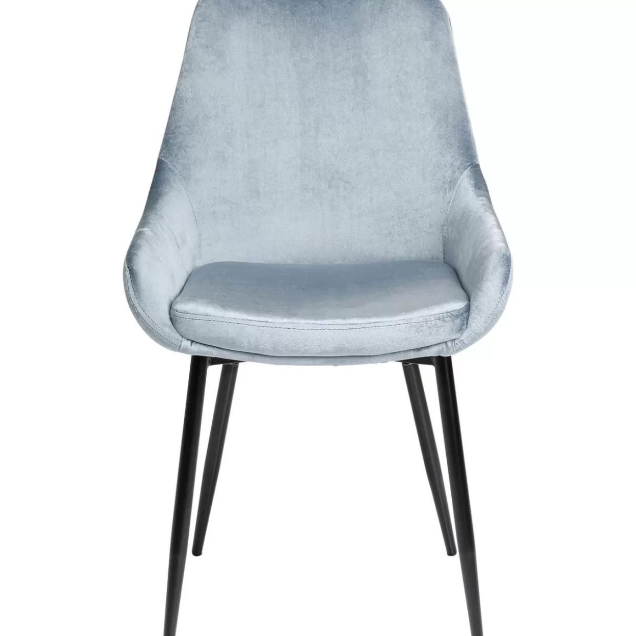 Sedia East Side XL in Grigio Metallizzato - Design Contemporaneo KARE per arredamenti moderni
